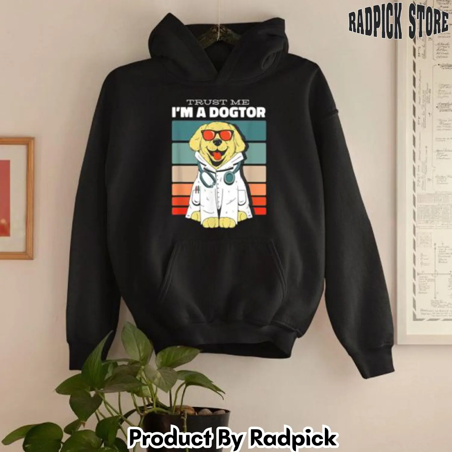 Trust me i am a dogtor 2d hoodie rp5542573